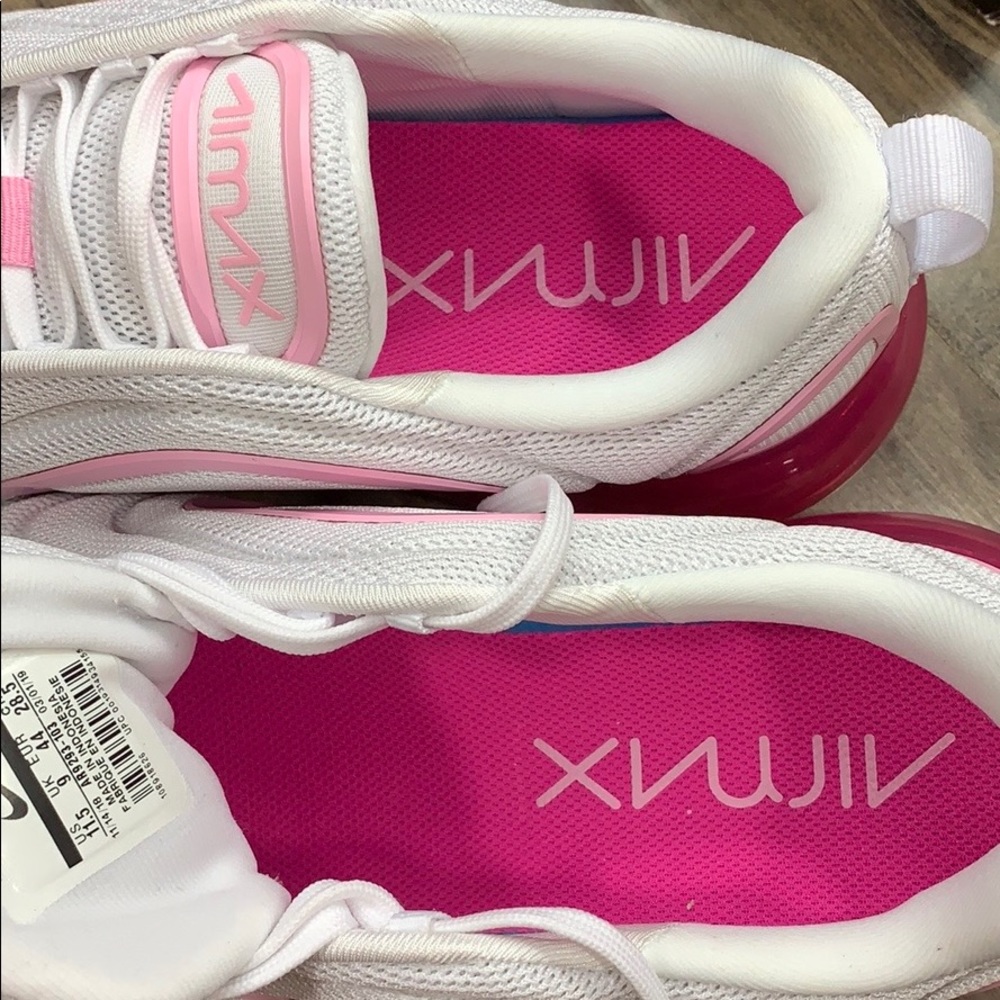 W NIKE AIR MAX 720 white/pink rise-laser fuchsia - Picture 10 of 16